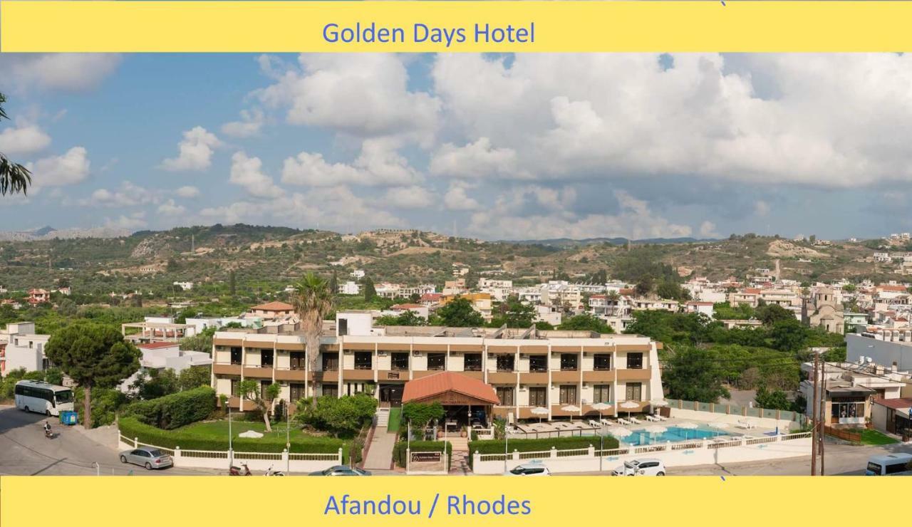 Golden Days Hotel Afantou Exterior foto